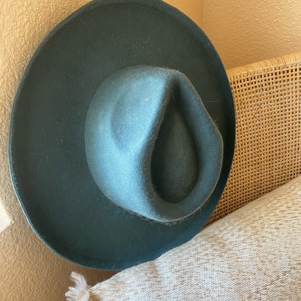 NWT - TEAL WOOL RANCH HAT
